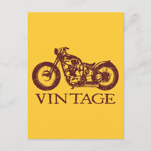 Vintager Triumph Postkarte (Vorderseite)