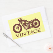 Vintager Triumph Rechteckiger Aufkleber (Umschlag)