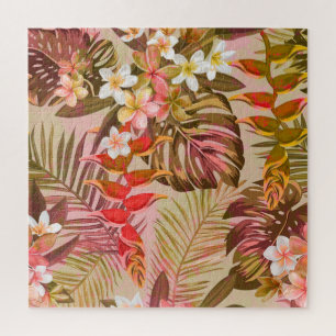 Vintager Tropengarten Puzzle