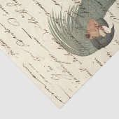 Vintager Tropenpapagei Seidenpapier (Ausschnitt)