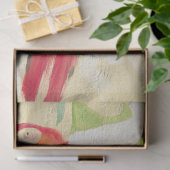 Vintager Tropenvogel - Entstehung einer rustikalen Seidenpapier (Geschenk)