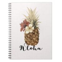 Vintager tropischer Ananas-Hibiskus