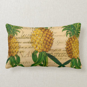 Vintager Tropischer Ananas Lumbalpilz Lendenkissen