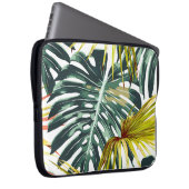 Vintager Tropischer Dschungel Blätter Muster Laptopschutzhülle (Vorne Rechts)