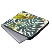 Vintager Tropischer Dschungel Blätter Muster Laptopschutzhülle (Vorne Knopf)