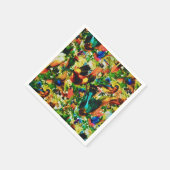 Vintager tropischer Dschungel Serviette (Ecke)