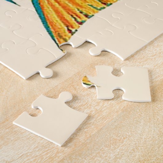 Vintager tropischer Ozeanfisch Puzzle (Seite)