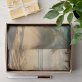 Vintager tropischer Strand Sportwagen Seidenpapier (Geschenk)