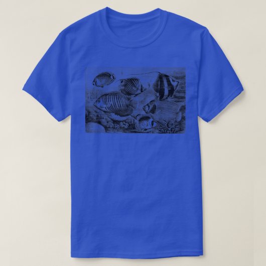 Vintager tropischer T - Shirt (Design vorne)