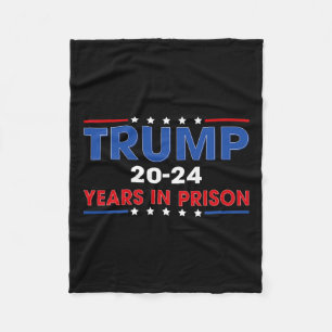 Vintager Trump 20-24 Jahre im Gefängnis Funny Anti Fleecedecke