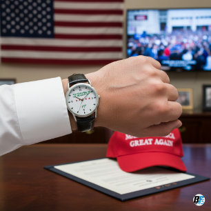 Vintager Trump 47 mit 5-Sterne-Eleganz attraktiv Armbanduhr