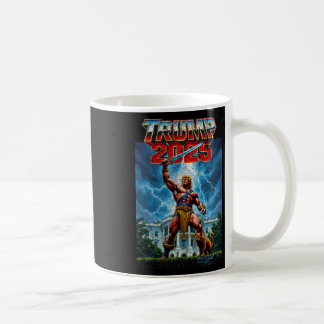 Vintager Trump 47. Präsident Vereinte Staaten Am Kaffeetasse