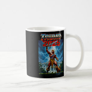 Vintager Trump 47. Präsident Vereinte Staaten Am Kaffeetasse