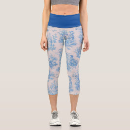 Vintager türkisblauer Joule Capri Leggings