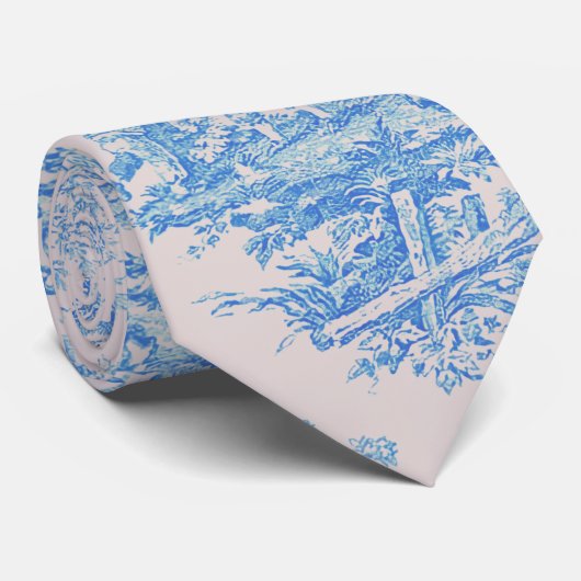 Vintager türkisblauer Joule Krawatte (Gerollt)