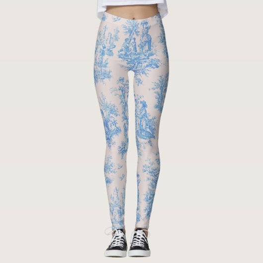 Vintager türkisblauer Joule Leggings (Vorderseite)