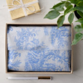 Vintager türkisblauer Joule Seidenpapier (Geschenk)