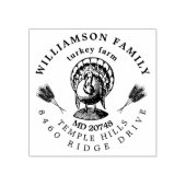 Vintager türkischer Bauernhof Gummistempel (Prägung)