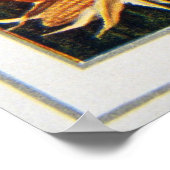 Vintager türkischer Erntedank Poster (Ecke)