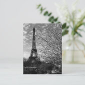 Vintager Turm Paris Eiffel Postkarte (Stehend Vorderseite)