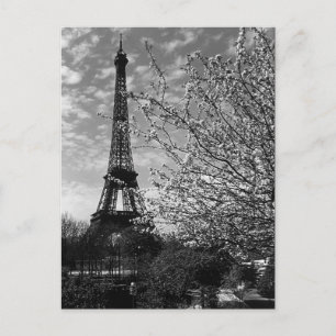 Vintager Turm Paris Eiffel Postkarte