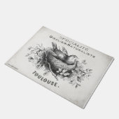 Vintager Türmchen im französischen Stil mit Nestvo Fußmatte (Schrägansicht)