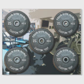 Vintager Turnhallen-Inhaber oder Benutzer mit der Geschenkpapier (Flach)