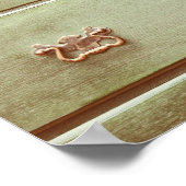 Vintager TV-Star Poster (Ecke)