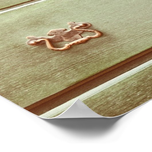 Vintager TV-Star Poster (Ecke)