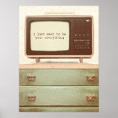 Vintager TV-Star Poster (Vorne)