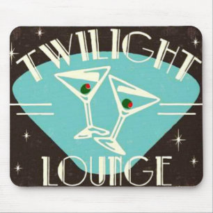 Vintager "Twilight Aufenthaltsraum" Mousepad