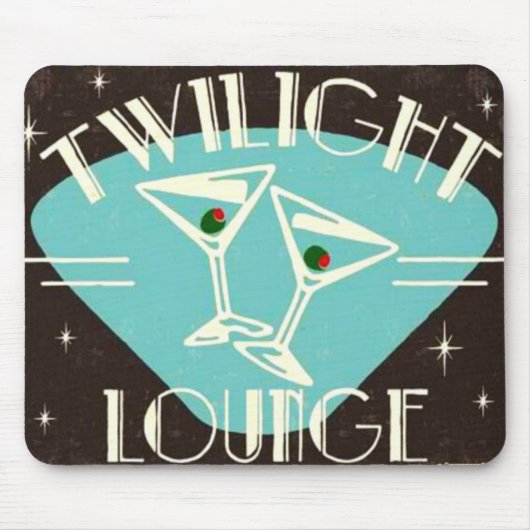Vintager "Twilight Aufenthaltsraum" Mousepad (Vorne)
