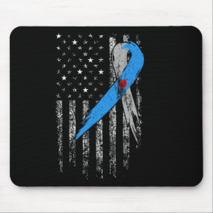 Vintager Typ 1 T1d Diabetes Aufklärungsmonat Mousepad