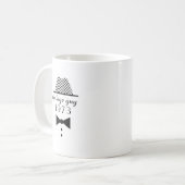 Vintager Typ Funny Male Geburtstag Kaffeetasse (Vorderseite Links)