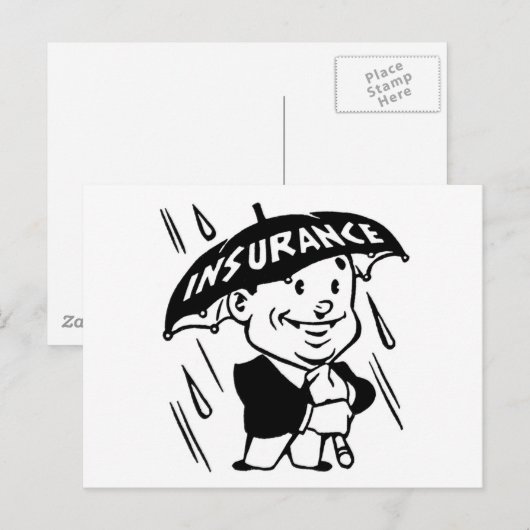 Vintager Typ Postkarte (Vorne/Hinten)