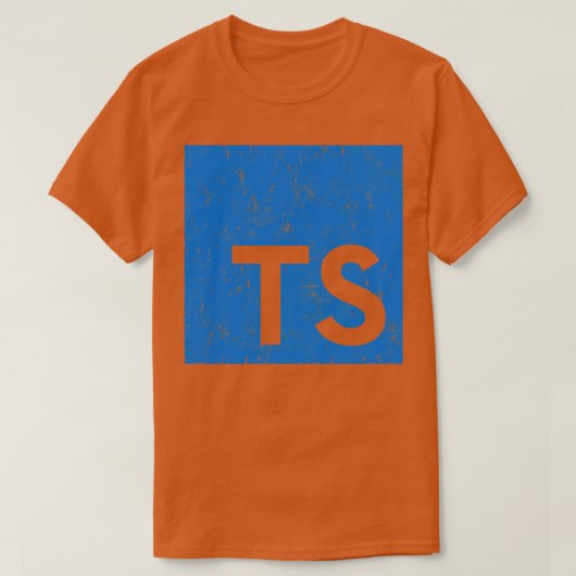 Vintager TypScript T-Shirt (Design vorne)