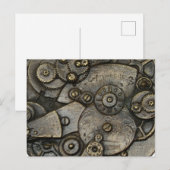 Vintager Überwachungsmechanismus Postkarte (Vorne/Hinten)