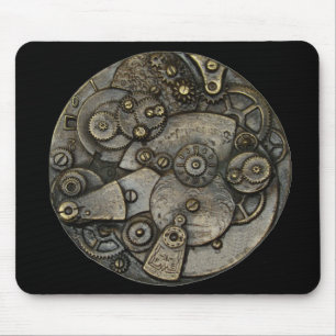 Vintager Uhrgetriebemechanismus Mousepad