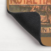 Vintager Ukulele-Aufkleber Mousepad (Ecke)