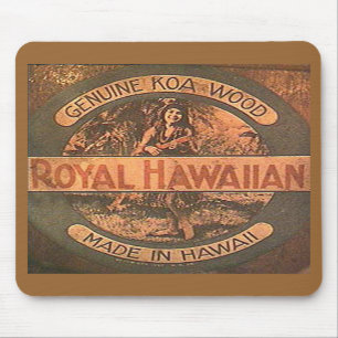 Vintager Ukulele-Aufkleber Mousepad