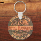 Vintager Ukulele-Label-Schlüsselanhänger Schlüsselanhänger (Vorderseite)