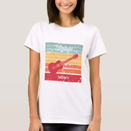 Vintager Ukulele-T - Shirt im individuellen Stil