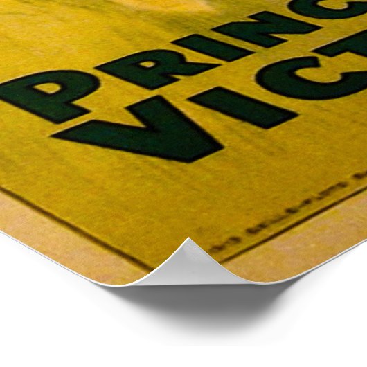 Vintager Umlaufstecker Poster (Ecke)