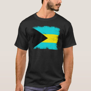 Vintager Unabhängigkeitstag der Bahamas-Flagge T-Shirt