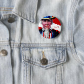 Vintager Uncle Sam Addieren am 4. Juli Button (Beispiel)