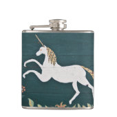 Vintager Unicorn Flachmann (Vorderseite)