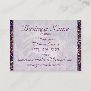 Vintager Unicorn im Visitenkarte