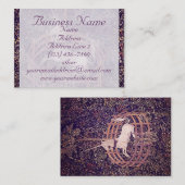Vintager Unicorn im Visitenkarte (Vorne/Hinten)