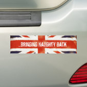 Vintager Union Jack Naughty Autoaufkleber (Auf Auto)