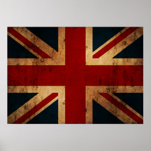 Vintager Union Jack Poster